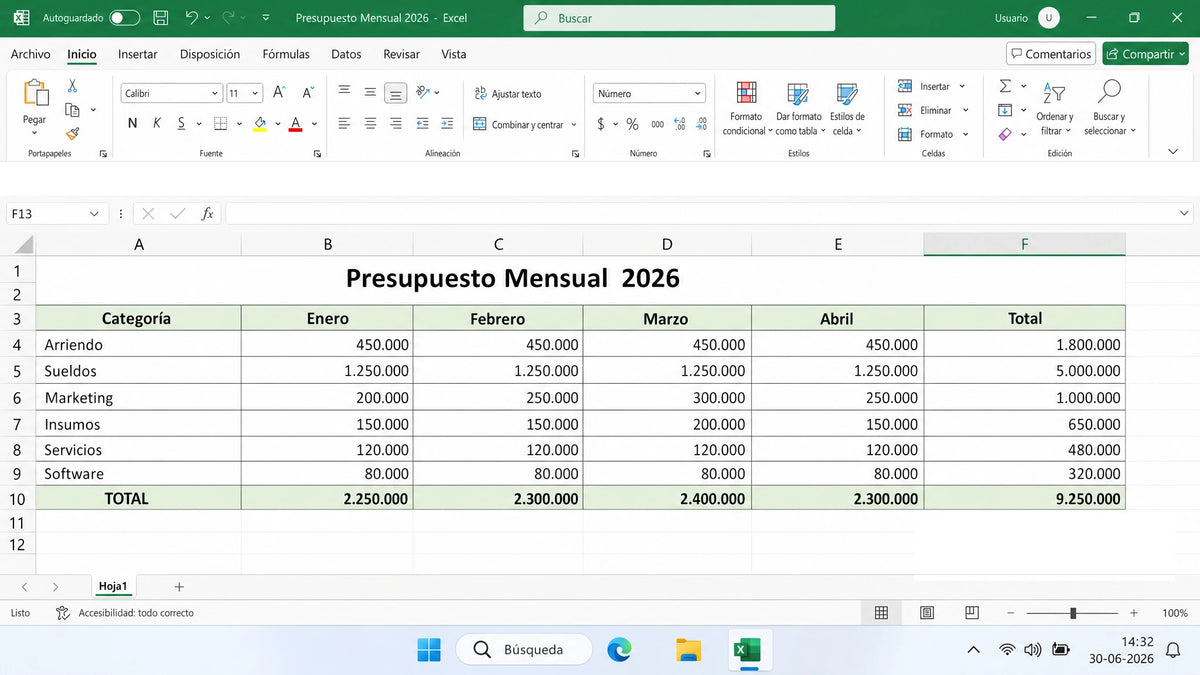 Con Virtual Keys