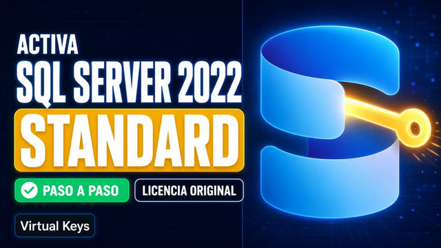 Cómo activar SQL Server 2022 Standard paso a paso — guía Virtual Keys