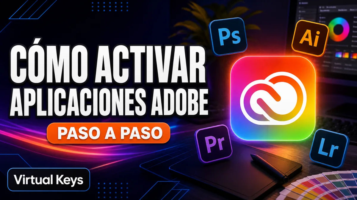 Cómo activar aplicaciones de Adobe paso a paso — guía Virtual Keys
