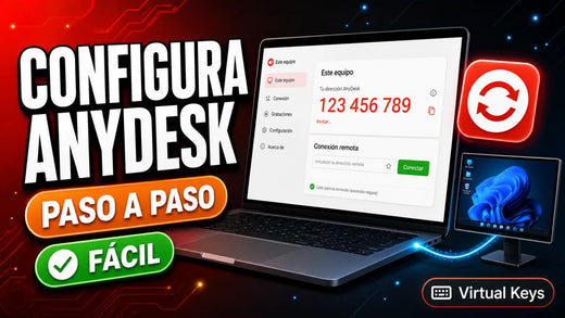Cómo configurar AnyDesk para instalaciones remotas paso a paso — Virtual Keys