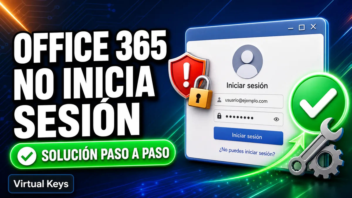 No puedo iniciar sesión en Office 365 — guía de solución paso a paso, Virtual Keys