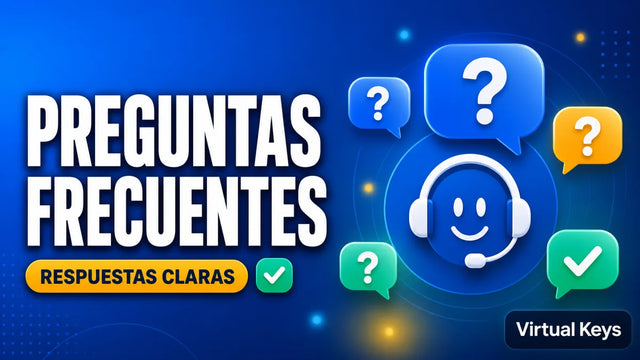 Preguntas frecuentes de Virtual Keys: pagos, entrega, licencias y garantía