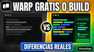 Warp gratis o Warp Build: comparación de una terminal simple y una terminal con agente de IA