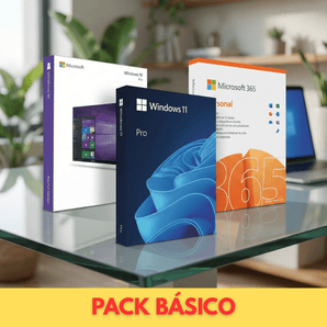 Pack Básico: Microsoft Office 365 + Windows 10/11 Pro