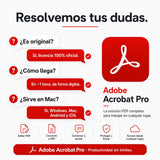 Preguntas frecuentes sobre Adobe Acrobat Pro