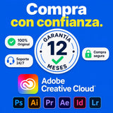Garantía 12 meses en tu licencia de Adobe Creative Cloud | Virtual Keys