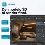 Autodesk 3ds Max: Del modelo 3D al render final