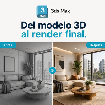 Autodesk 3ds Max: Del modelo 3D al render final
