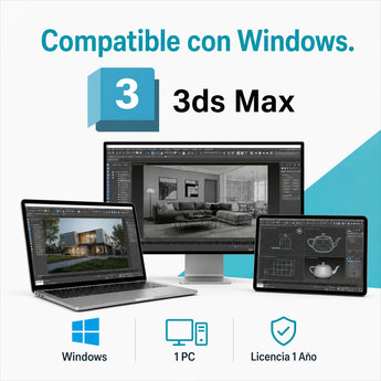 Compatible con Windows — Autodesk 3ds Max