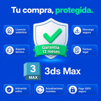 Garantía 12 meses en tu licencia de Autodesk 3ds Max | Virtual Keys