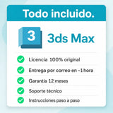 Todo lo que incluye tu licencia de Autodesk 3ds Max