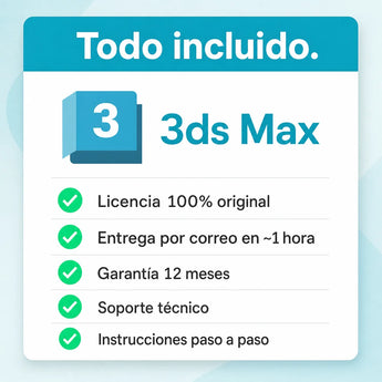 Todo lo que incluye tu licencia de Autodesk 3ds Max