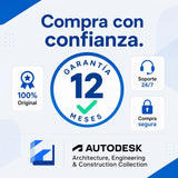 Garantía 12 meses en tu licencia de Autodesk AEC Collection | Virtual Keys