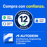 Garantía 12 meses en tu licencia de Autodesk AEC Collection | Virtual Keys
