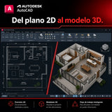 Autodesk AutoCAD: Del plano 2D al modelo 3D