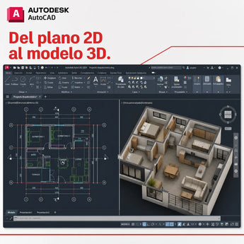 Autodesk AutoCAD: Del plano 2D al modelo 3D