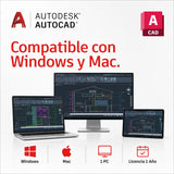 Compatible con Windows y Mac — Autodesk AutoCAD