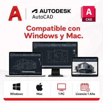 Compatible con Windows y Mac — Autodesk AutoCAD