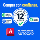 Garantía 12 meses en tu licencia de Autodesk AutoCAD | Virtual Keys