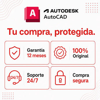 Garantía 12 meses en tu licencia de Autodesk AutoCAD | Virtual Keys