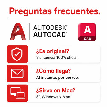 Preguntas frecuentes sobre Autodesk AutoCAD