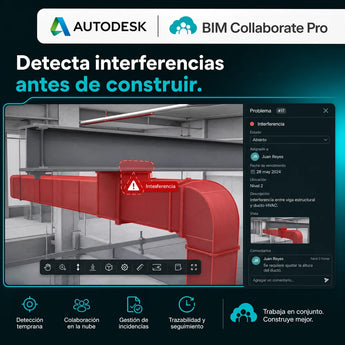 Autodesk BIM Collaborate Pro: Detecta interferencias antes de construir