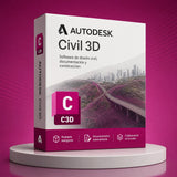 Caja de Autodesk Civil 3D — licencia original | Virtual Keys