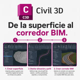 Autodesk Civil 3D: De la superficie al corredor BIM