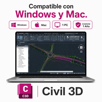 Compatible con Windows y Mac — Autodesk Civil 3D