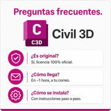 Preguntas frecuentes sobre Autodesk Civil 3D