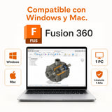 Compatible con Windows y Mac — Autodesk Fusion 360