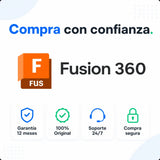 Garantía 12 meses en tu licencia de Autodesk Fusion 360 | Virtual Keys