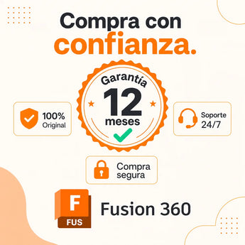 Garantía 12 meses en tu licencia de Autodesk Fusion 360 | Virtual Keys