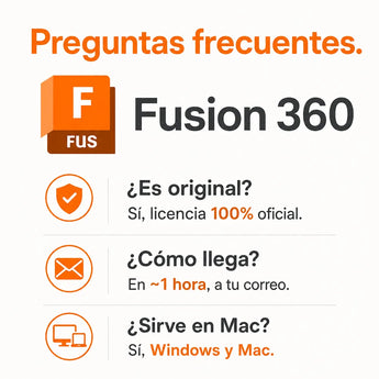 Preguntas frecuentes sobre Autodesk Fusion 360