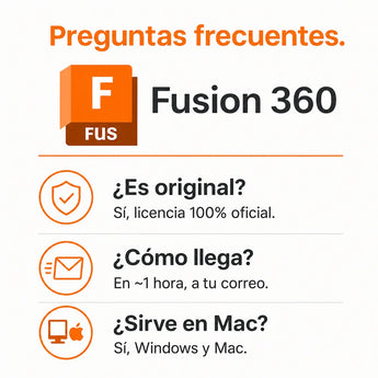 Preguntas frecuentes sobre Autodesk Fusion 360