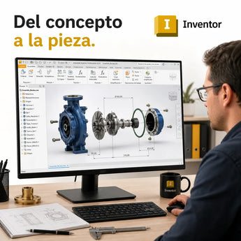 Autodesk Inventor: Del concepto a la pieza