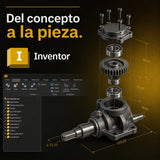 Autodesk Inventor: Del concepto a la pieza