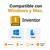 Compatible con Windows y Mac — Autodesk Inventor