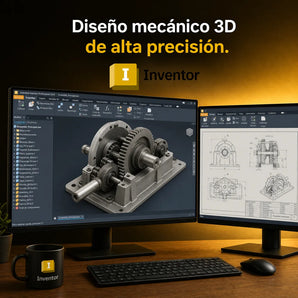 Autodesk Inventor en acción: Diseño mecánico 3D de alta precisión