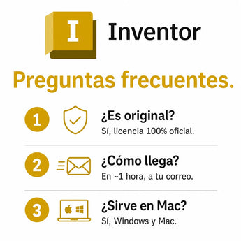 Preguntas frecuentes sobre Autodesk Inventor