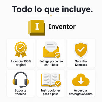 Todo lo que incluye tu licencia de Autodesk Inventor