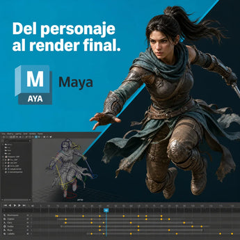 Autodesk Maya: Del personaje al render final
