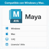 Compatible con Windows y Mac — Autodesk Maya