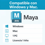 Compatible con Windows y Mac — Autodesk Maya
