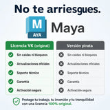 Autodesk Maya original vs versión pirata — compra seguro en Virtual Keys