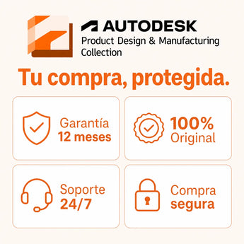 Garantía 12 meses en tu licencia de Autodesk PDMC Collection | Virtual Keys