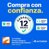 Garantía 12 meses en tu licencia de Autodesk PDMC Collection | Virtual Keys