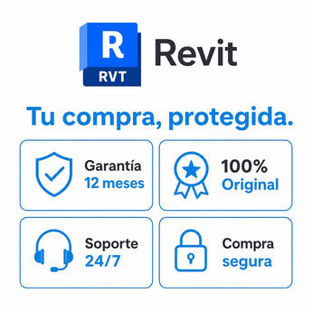 Garantía 12 meses en tu licencia de Autodesk Revit | Virtual Keys