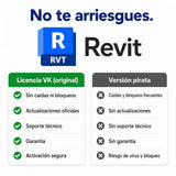 Autodesk Revit original vs versión pirata — compra seguro en Virtual Keys