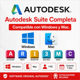 Compatible con Windows y Mac — Autodesk Suite Completa